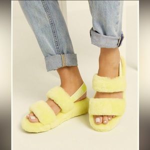 Ugg slippers! Lime Green…perfect condition…worn twice! Size 5 kids or 7 women’s!